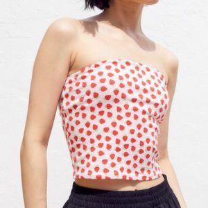 UO Strawberry Tube Top
